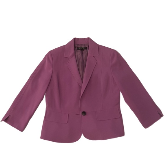 Kasper Women's Purple Blazer - Picture 1 of 3